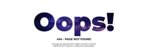 404 error page templates